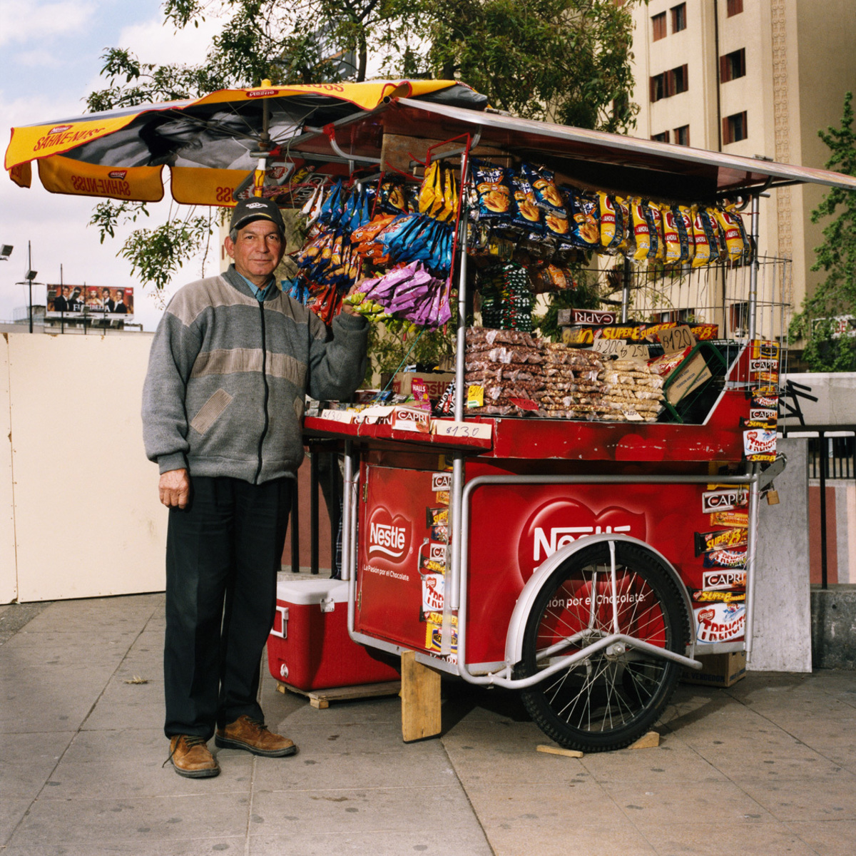 Snack stand, Santiago, Chile
