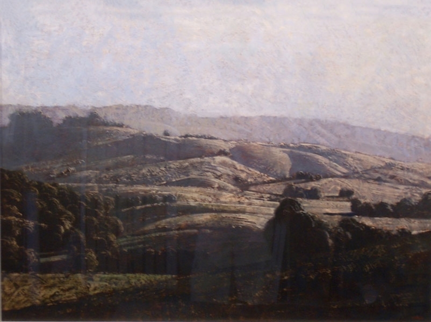 Landscape behind Byron