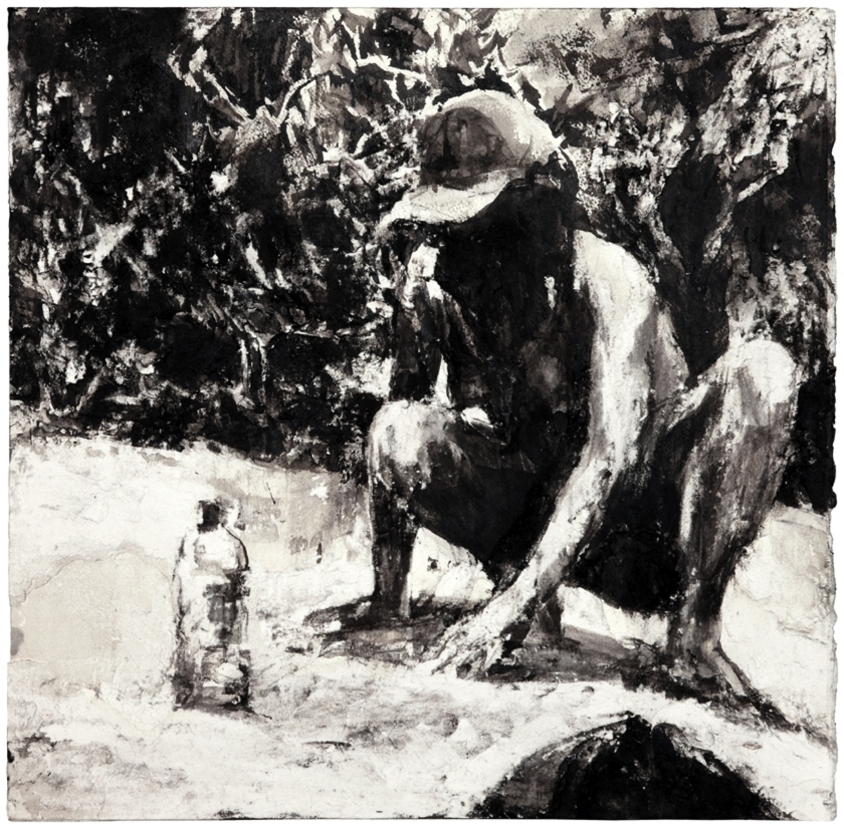 Beach figure (hat and waterbottle)